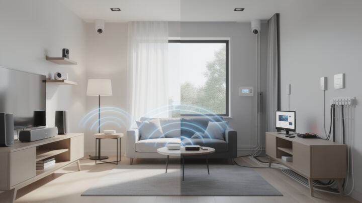 Domotique sans fil ou filaire : quelle solution choisir 1 découvrez les différences entre la domotique sans fil et filaire pour choisir la solution adaptée à vos besoins et optimiser le confort de votre maison.